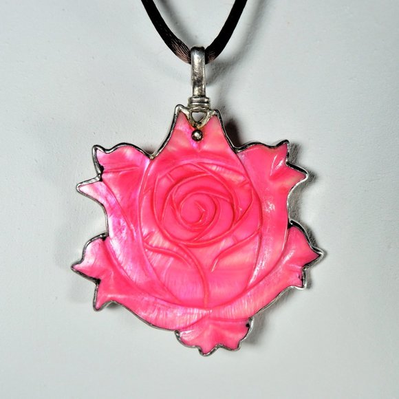 Coreen Cordova “Que Milagro” Sterling Pink Rose Charm - Picture 1 of 5